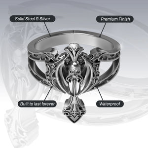 TRIBAL CROSS RING