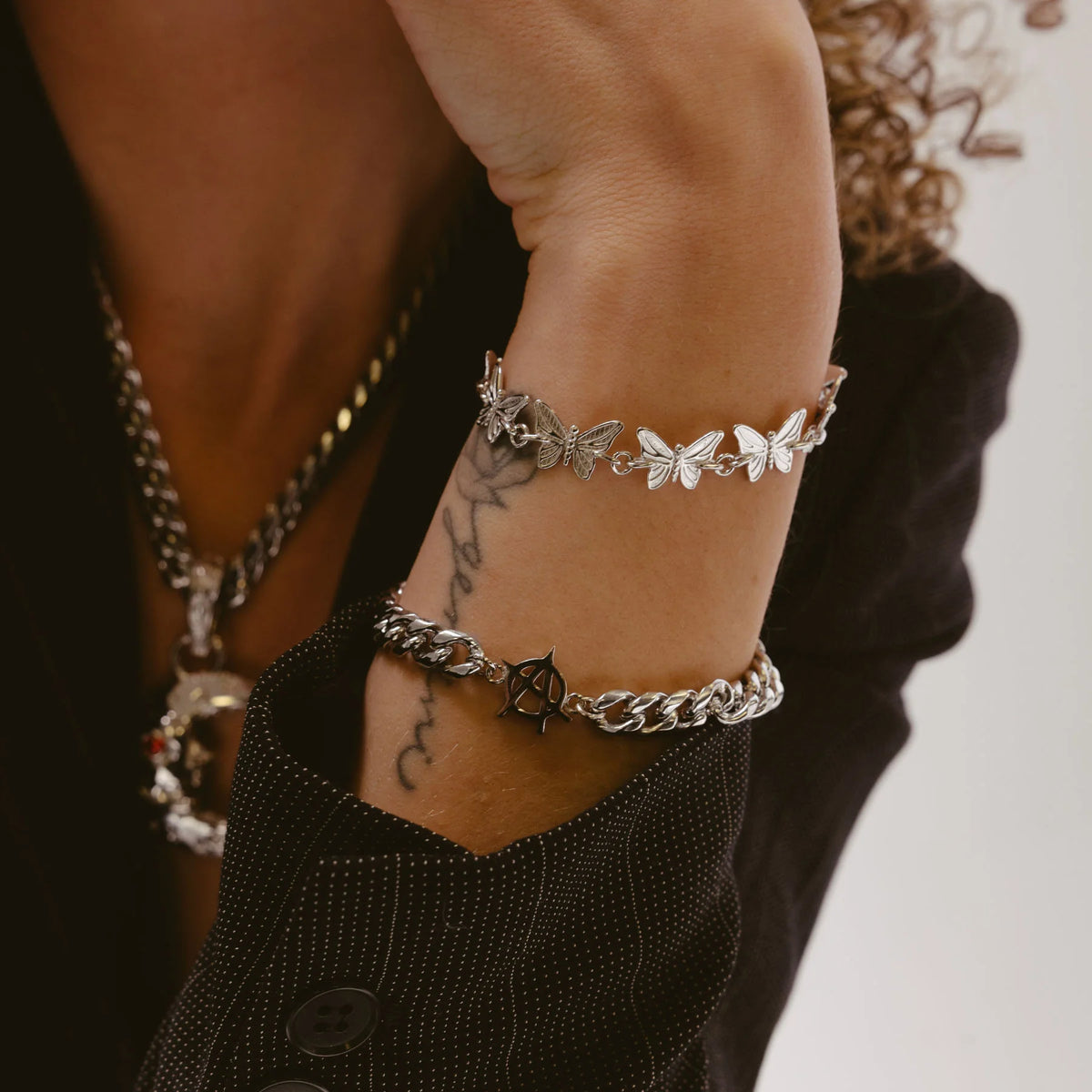 ANARCHY CUBAN BRACELET - Hard Jewelry™