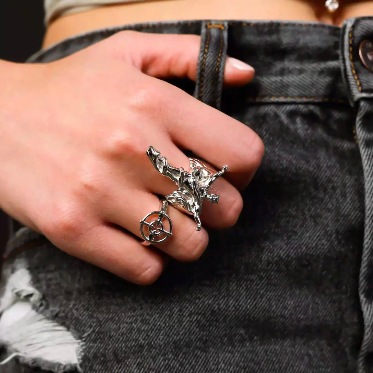 CROSSHAIR RING - Hard Jewelry™