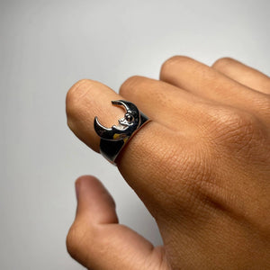 LUNA THE LUNATIC LUNAR RING - Hard Jewelry™