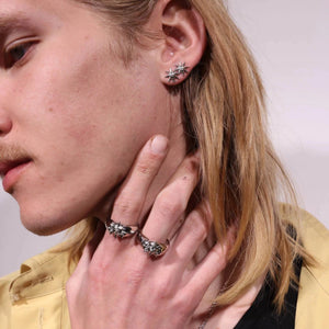 SUNNY THE SOMBER SUN EARRING - Hard Jewelry™